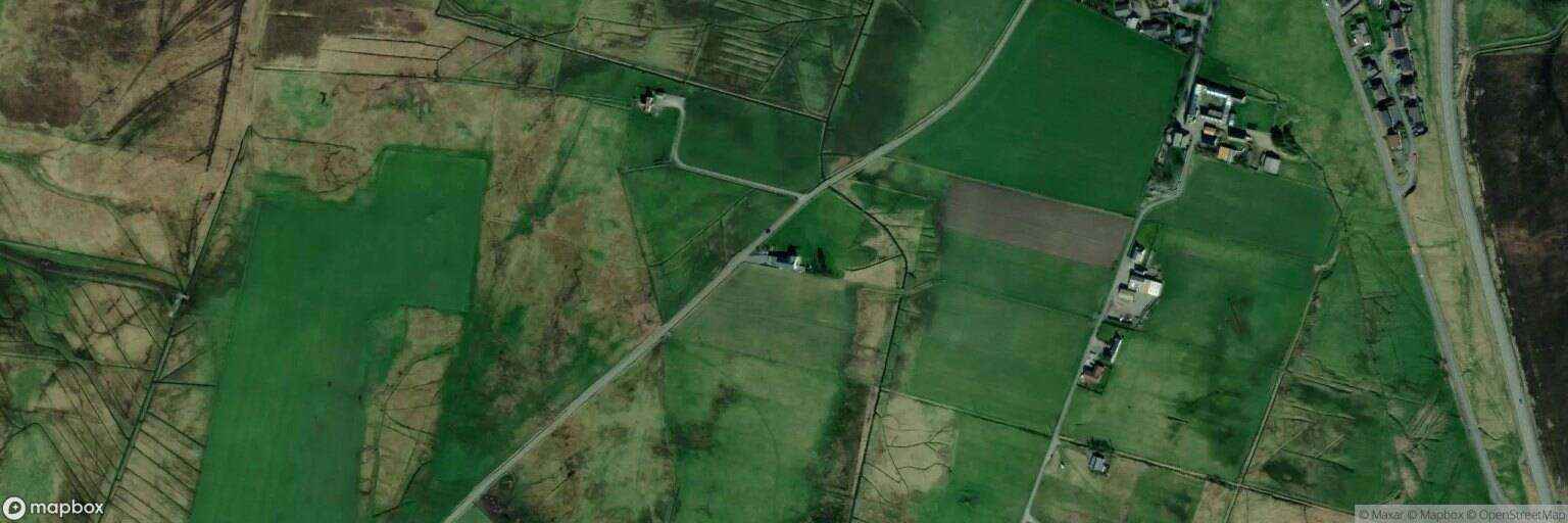 Aerial view of Shetland Golf Club, Lerwick
