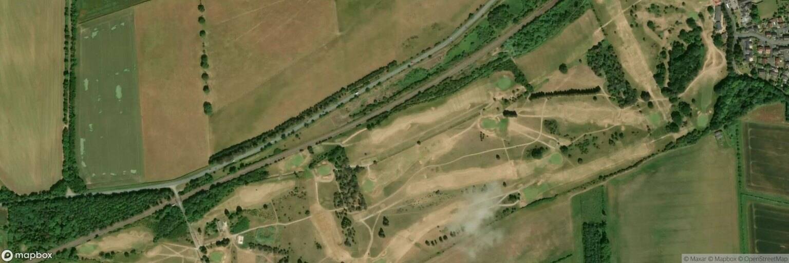 Aerial view of Sleaford Golf Club, Sleaford