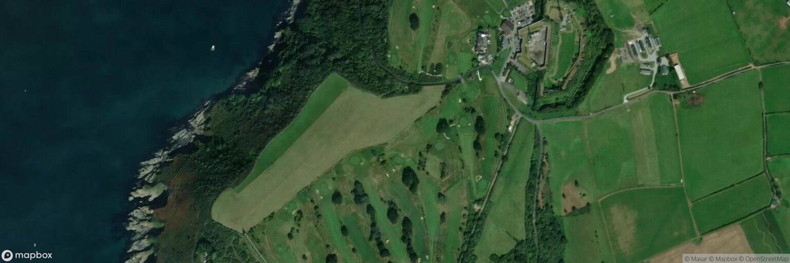 Aerial view of Staddon Heights Golf Club, Plymouth