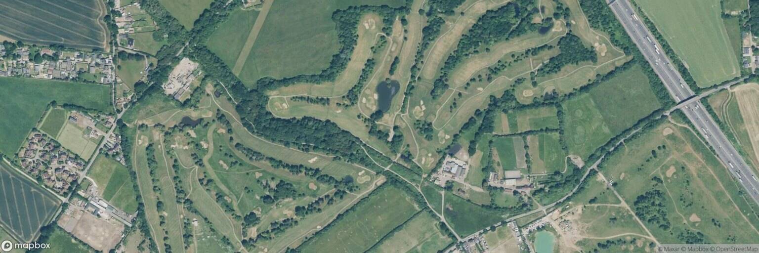 Aerial view of Stapleford Abbotts Golf Club, Romford