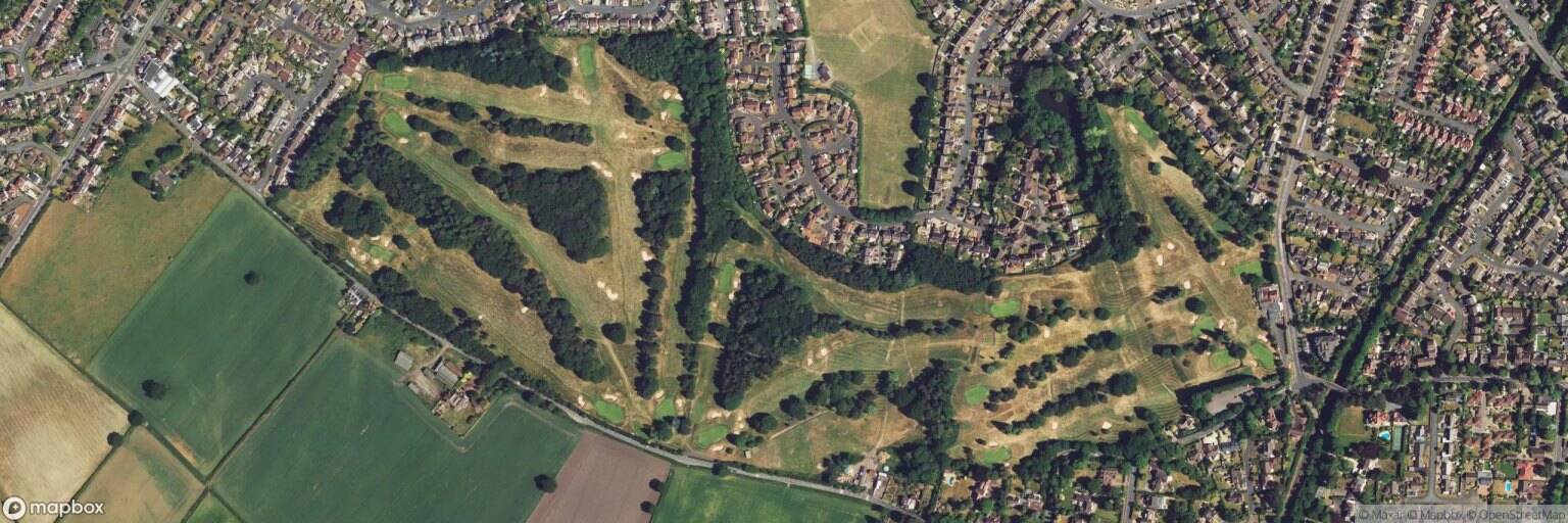 Aerial view of Stourbridge Golf Course, Stourbridge