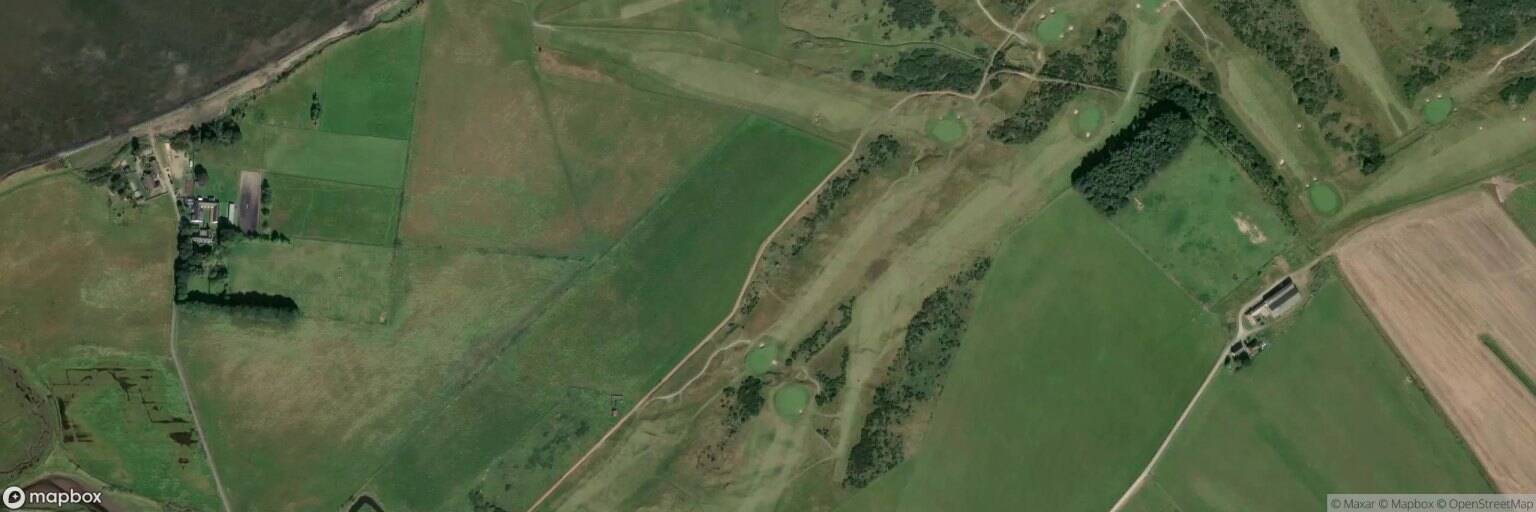Aerial view of Tain Golf Club, Tain