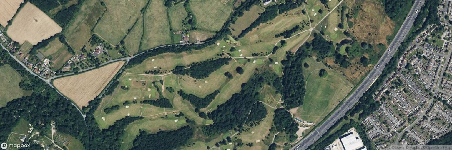 Aerial view of The Bristol Golf Club, Almondsbury