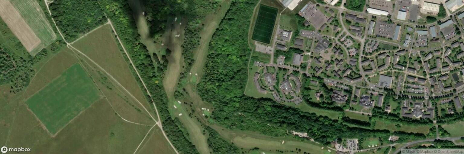 Aerial view of Tidworth Garrison Golf Club, Tidworth