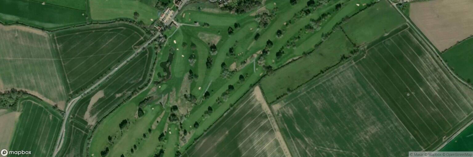 Aerial view of Toft Golf Club, Bourne