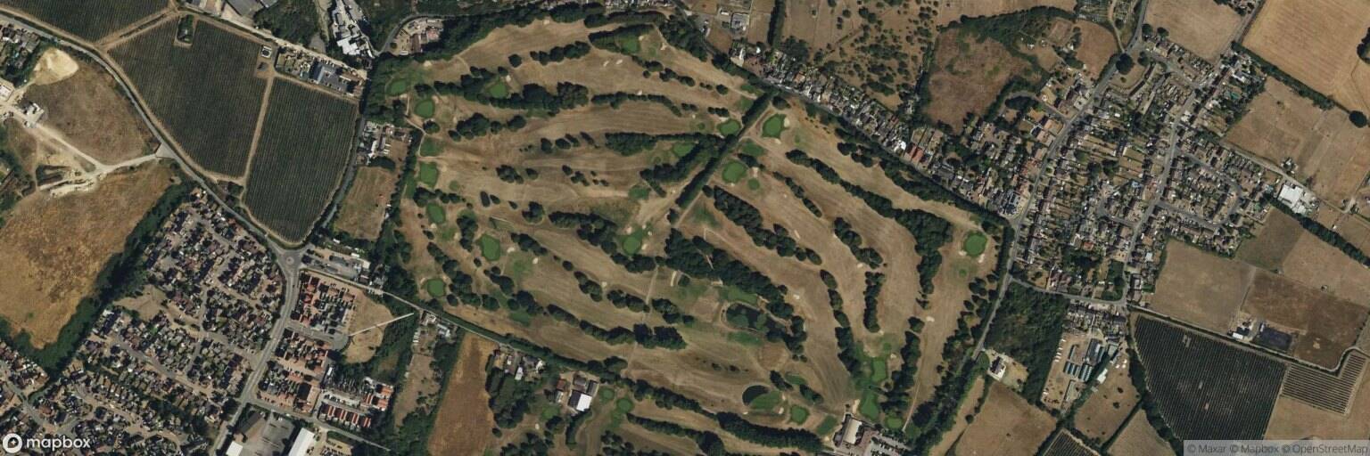 Aerial view of Upchurch River Valley Golf Course, Sittingbourne