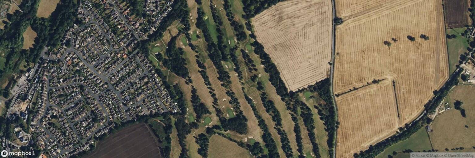 Aerial view of Wakefield Golf Club, Wakefield