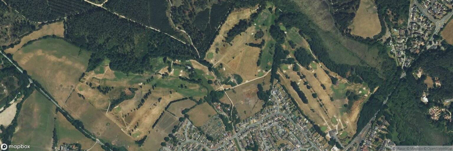 Aerial view of Wareham Golf Club, Wareham
