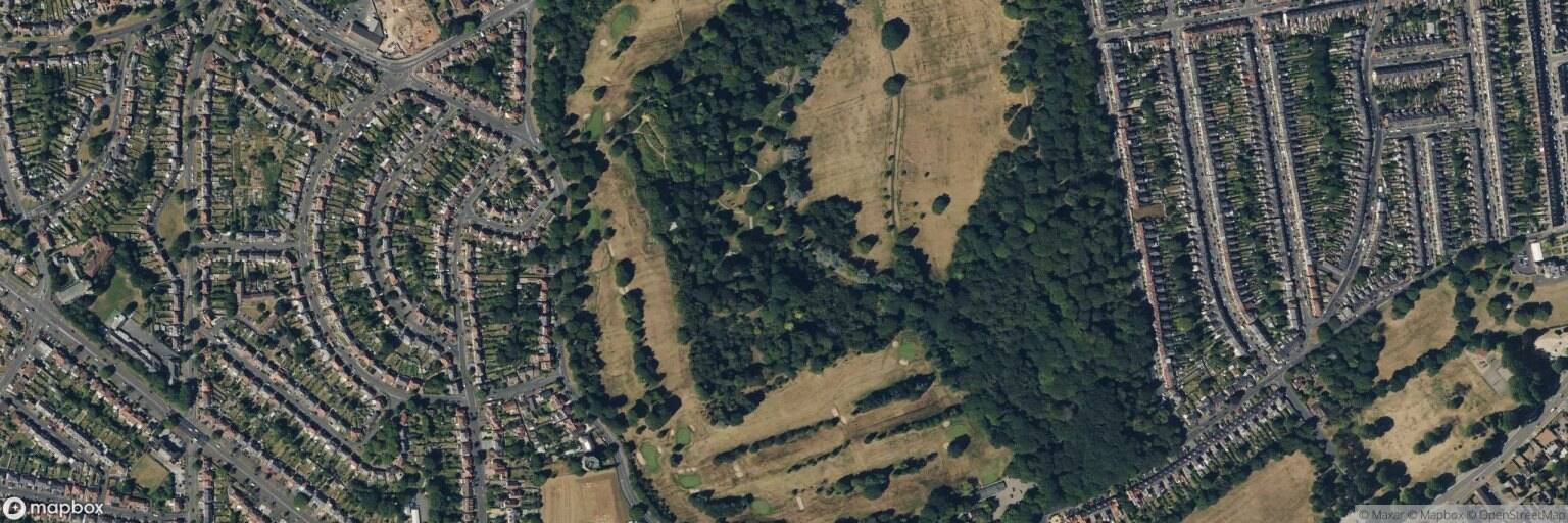 Aerial view of Warley Woods Golf Course, Smethwick