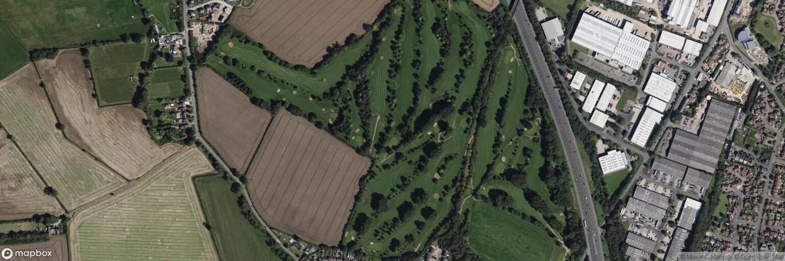 Aerial view of Whetstone Golf Club, Leicester