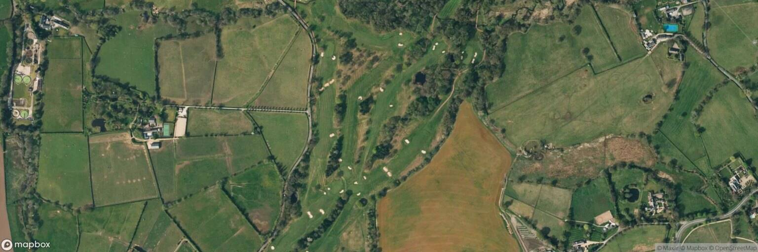 Aerial view of Wilmslow Golf Club, Knutsford